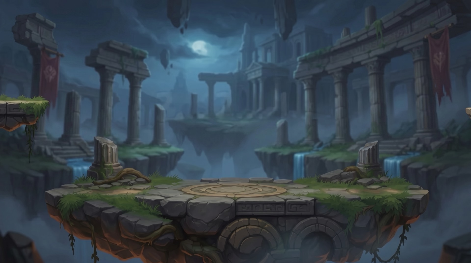 Arena de ruinas